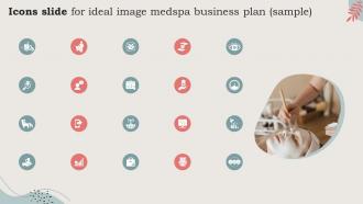 Icons Slide For Ideal Image Medspa Business Plan Sample BP SS