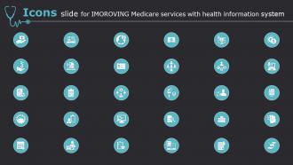 Icons Slide For Imoroving Medicare Services With Health Information System