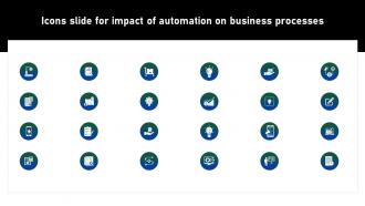 Icons Slide For Impact Of Automation On Business Processes