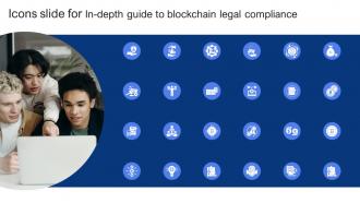 Icons Slide For In Depth Guide To Blockchain Legal Compliance BCT SS V