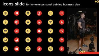 Icons Slide For In Home Personal Training Business Plan Ppt Introduction BP SS