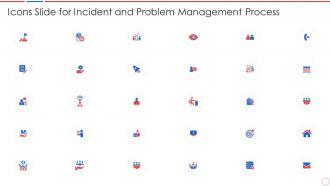 Icons slide for incident and problem management process