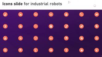 Icons Slide For Industrial Robots Ppt Powerpoint Presentation File Graphics