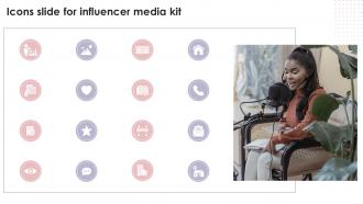 Icons Slide For Influencer Media Kit