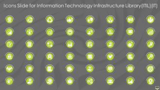 Icons Slide For Information Technology Infrastructure Library Itil It
