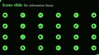 Icons Slide For Information Theory Ppt Ideas Example Introduction
