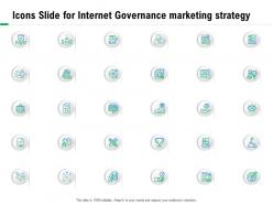 Icons slide for internet governance marketing strategy ppt powerpoint presentation pictures