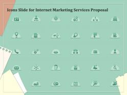 Icons Slide For Internet Marketing Services Proposal Ppt Powerpoint Presentation File Aids