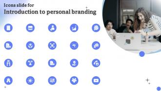 Icons Slide For Introduction To Personal Branding