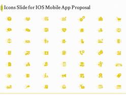 Icons slide for ios mobile app proposal ppt powerpoint presentation outline