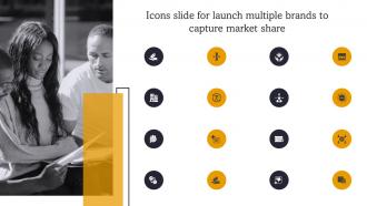 Icons Slide For Launch Multiple Brands To Capture Market Share Ppt Slides Example