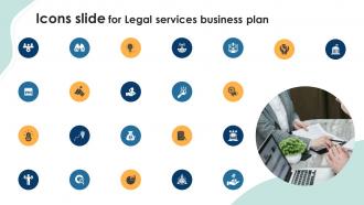 Icons Slide For Legal Services Business Plan BP SS