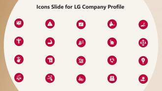 Icons Slide For LG Company Profile CP SS