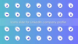 Icons Slide For Linkedin Company Profile Ppt Slides Design Inspiration