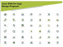 Icons slide for logo design proposal ppt powerpoint presentation gallery layouts