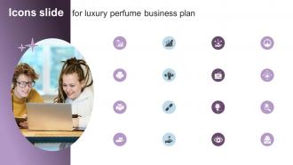 Icons Slide For Luxury Perfume Business Plan BP SS