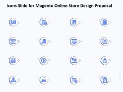 Icons slide for magento online store design proposal ppt powerpoint portfolio