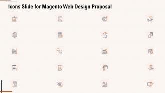 Icons slide for magento web design proposal
