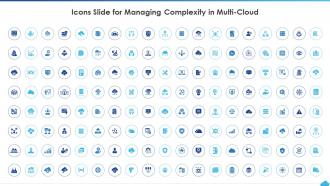 Icons Slide For Managing Complexity In Multi Cloud