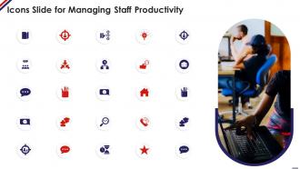 Icons Slide For Managing Staff Productivity Ppt Powerpoint Presentation File Icon