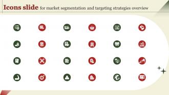 Icons Slide For Market Segmentation And Targeting Strategies Overview MKT SS V
