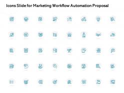 Icons Slide For Marketing Workflow Automation Proposal Ppt Powerpoint Presentation Background
