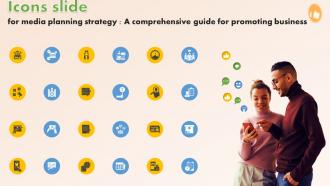 Icons Slide For Media Planning Strategy A Comprehensive Guide For Promoting Business Strategy SS