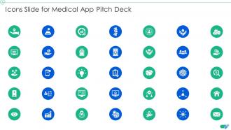 Icons Slide For Medical App Pitch Deck Ppt Guidelines