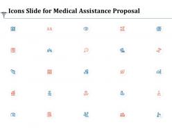 Icons slide for medical assistance proposal ppt powerpoint presentation styles microsoft