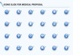 Icons slide for medical proposal ppt powerpoint presentation professional slide