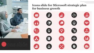 Icons Slide For Microsoft Strategic Plan For Business Growth Strategy SS V