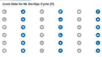 Icons slide for ml devops cycle it