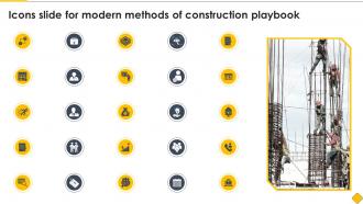 Icons Slide For Modern Methods Of Construction Playbook