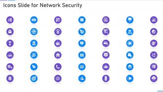 Icons Slide For Network Security Ppt Slides Professional