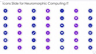 Icons Slide For Neuromorphic Computing IT