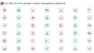 Icons Slide For New Product Release Management Playbook