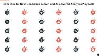 Icons Slide For Next Generation Search And Ai Powered Analytics Playbook