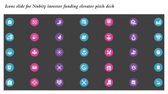 Icons Slide For Nubity Investor Funding Elevator Pitch Deck