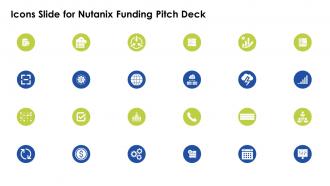Icons slide for nutanix funding pitch deck