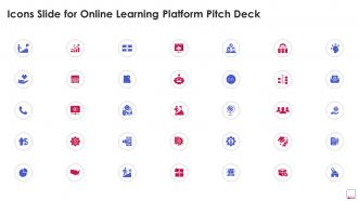 Icons Slide For Online Learning Platform Pitch Deck Ppt Guidelines