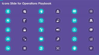 Icons Slide For Operations Playbook