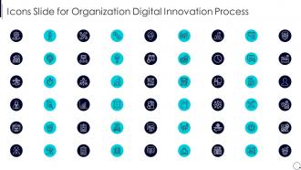 Icons Slide For Organization Digital Innovation Process