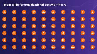 Icons Slide For Organizational Behavior Theory Ppt Infographic Template Show