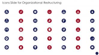 Icons Slide For Organizational Restructuring