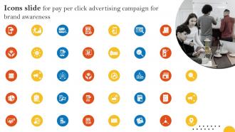 Icons Slide For Pay Per Click Advertising Campaign For Pay Per Click Advertising Campaign MKT SS V