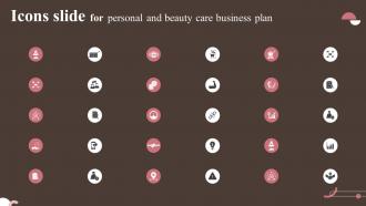 Icons Slide For Personal And Beauty Care Business Plan BP SS