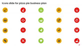 Icons Slide For Pizza Pie Business Plan BP SS