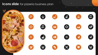 Icons Slide For Pizzeria Business Plan BP SS