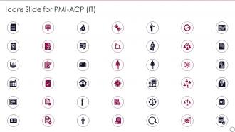 Icons Slide For PMI ACP IT Ppt Slides Introduction