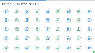 Icons slide for pmp toolkit it